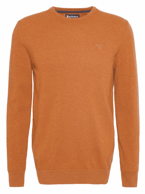 Barbour Essential Lambswool Crew Dark Copper - Image 2