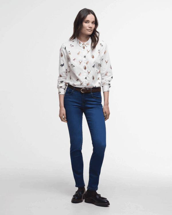 Barbour Brambles Shirt Bird Print - Image 6