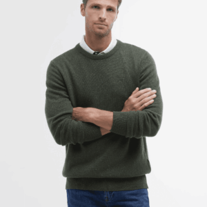 Barbour Tisbury Crew Jumper Forest