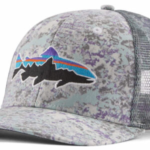 Patagonia Fitz Roy Trout Trucker Hat Rock Wash Thermal Blue