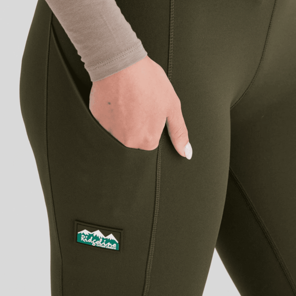 Ridgeline Ladies Infinity Leggings Deep Forest - Image 4