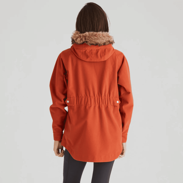 Ridgeline Womens Monsoon Nordic Jacket Russet - Image 2