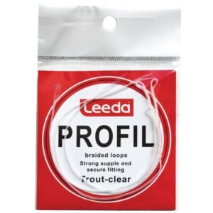 Leeda Profil Trout Braided Loops Clear 3 per pack