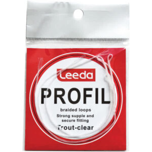 Leeda Profil Trout Braided Loops Clear 3 per pack