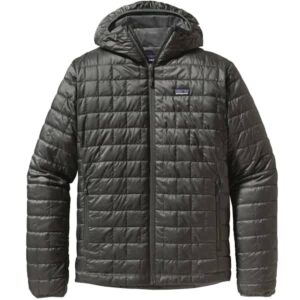 Patagonia Men's Nano Puff Fitz Roy Trout Hoody Forge Grey