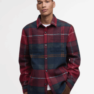 Barbour Chapter Check Overshirt Winterberry