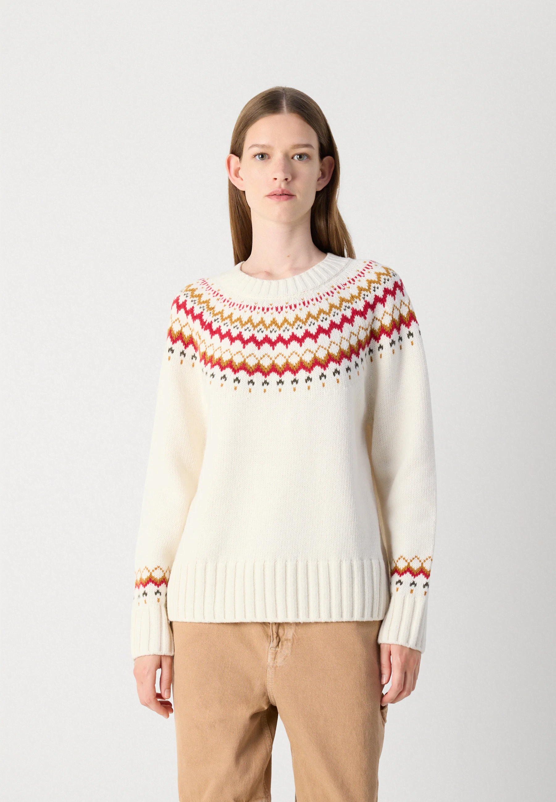 Barbour Tidal Knit Jumper Cloud