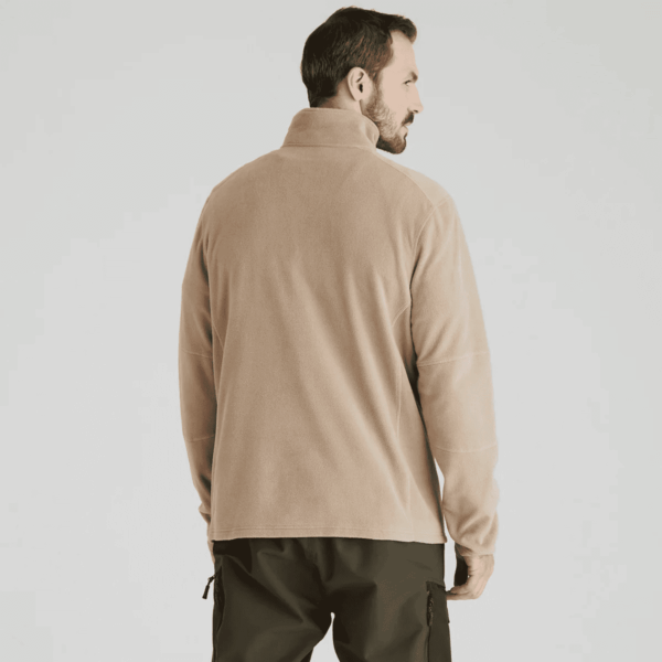 Ridgeline Mens Narvik Fleece Jacket Cashew - Image 2