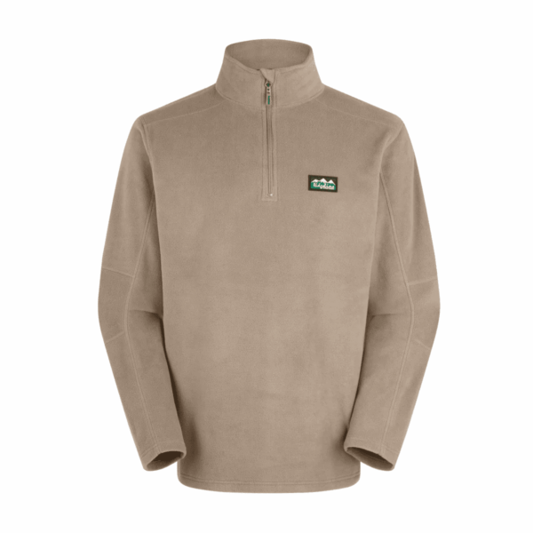 Ridgeline Mens Narvik Fleece Jacket Cashew - Image 3