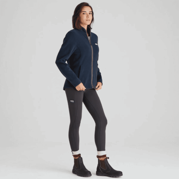 Ridgeline Womens Brenna Fleece Jacket Navy - Image 3
