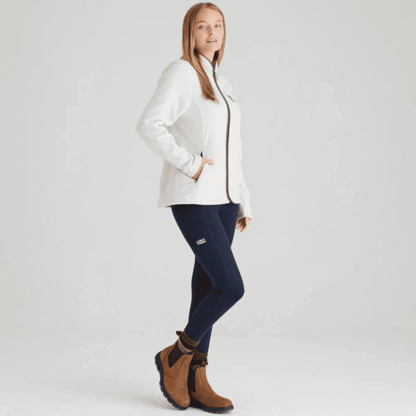 Ridgeline Womens Brenna Fleece Jacket Stone - Image 2