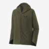 Patagonia Mens R1 Techface Fitz Roy Trout Hoody Basin Green