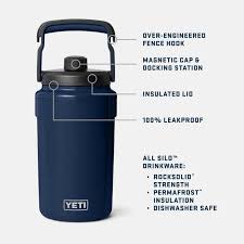 Yeti Silo Half Gallon 1.89L Jug with Maglock Chug Cap Navy
