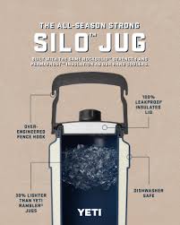 Yeti Silo Half Gallon 1.89L Jug with Maglock Chug Cap Navy - Image 5