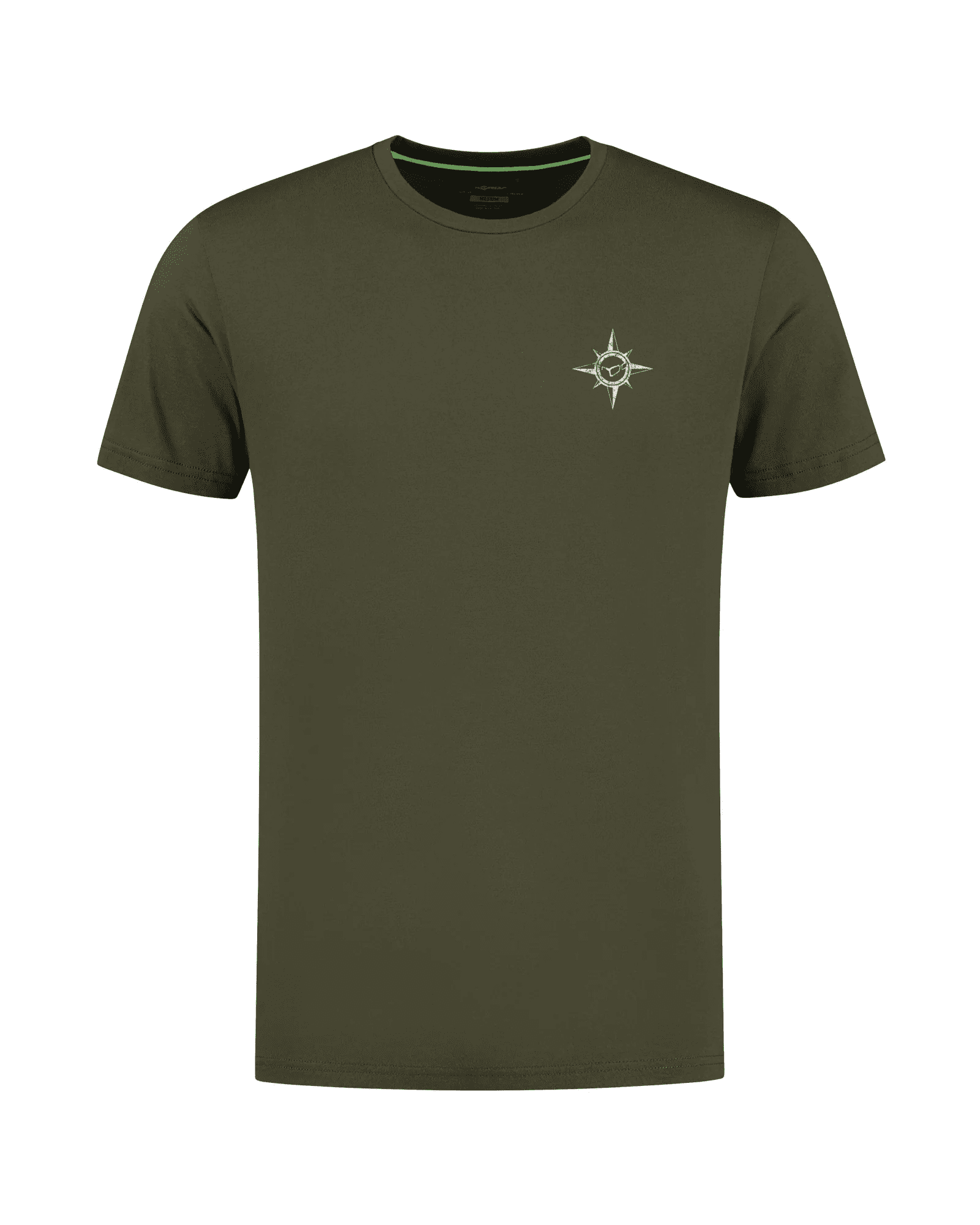Korda Compass T Shirt Dark Olive - Image 2