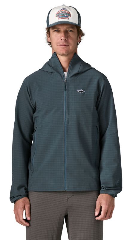 Patagonia M's R1 Techface Fitz Roy Trout Hoody - Image 5