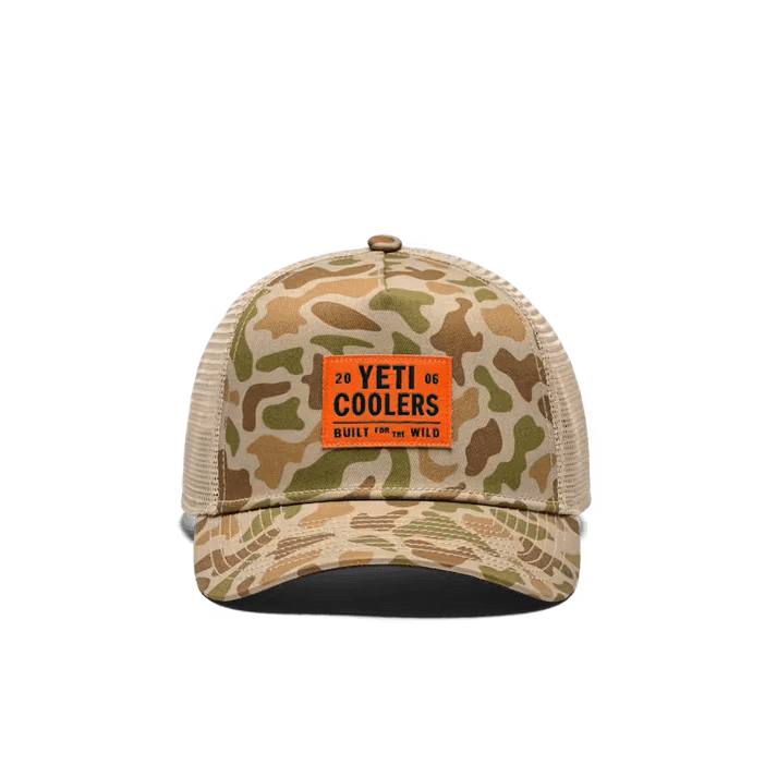 Yeti Coolers Camo Trucker Brown Hat - Image 2