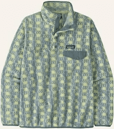 Patagonia W's L/W Synchilla Snap-T Fleece in Sun Quilt Blue Sage
