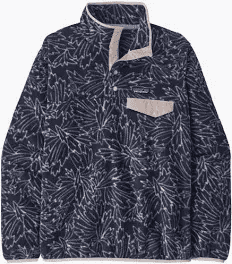 Patagonia W's L/W Synchilla Snap-T Fleece in Saxifrage Sunken Blue