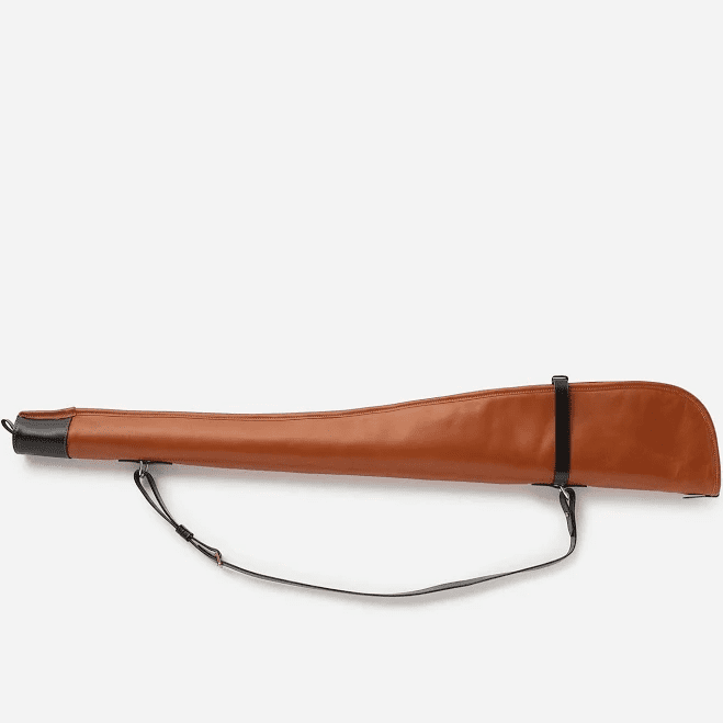 Brady Hand Made Tan Deluxe No10 Leather Gun Bag/Cover - Image 6