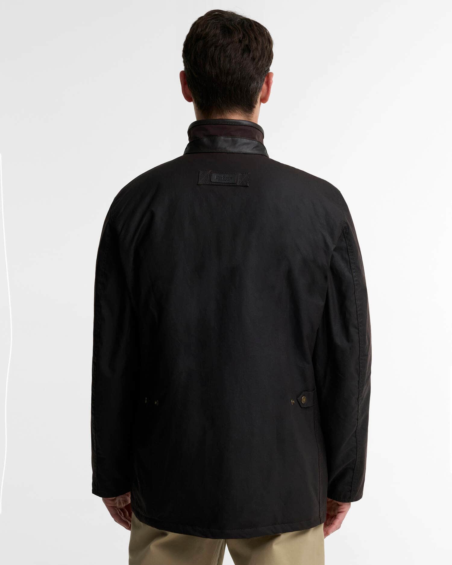 Barbour Crayton Wax Jacket Rustic - Image 3
