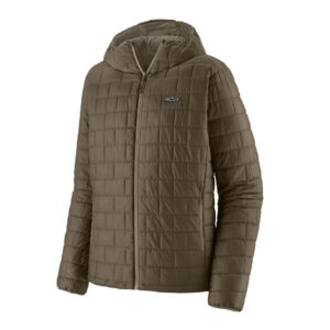 Patagonia Men's Nano Puff Fitz Roy Trout Hoody Basin Green