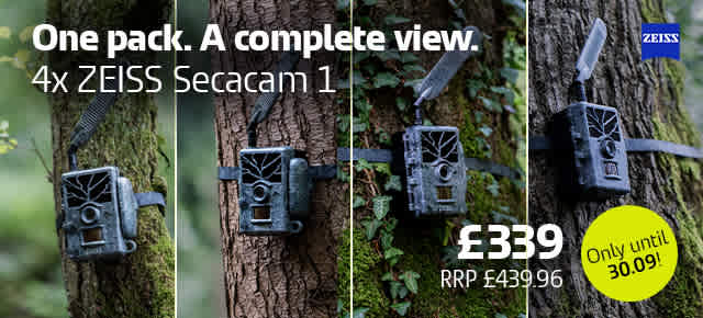 Zeiss Secacam 1 Trail Camera 4 Pack Ltd offer