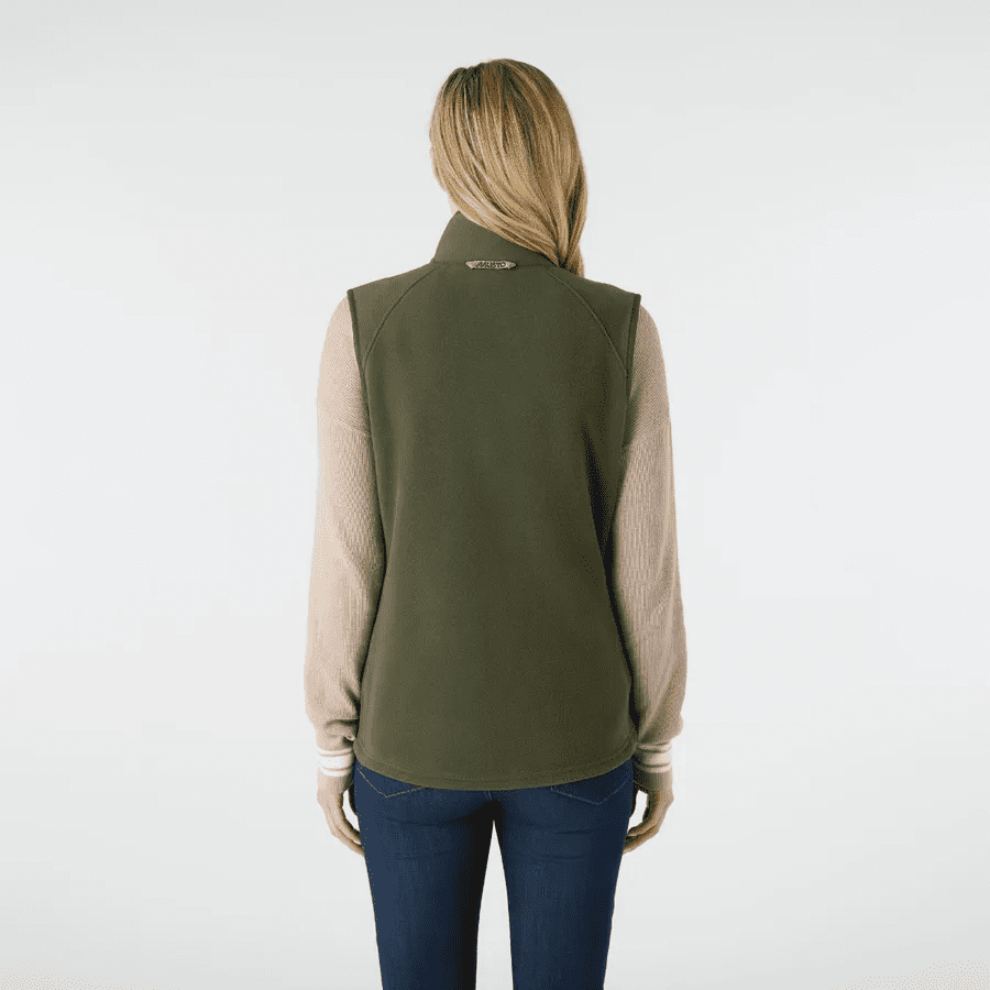 Musto Womens Fenland 200 Polartec Vest Deep Green - Image 2