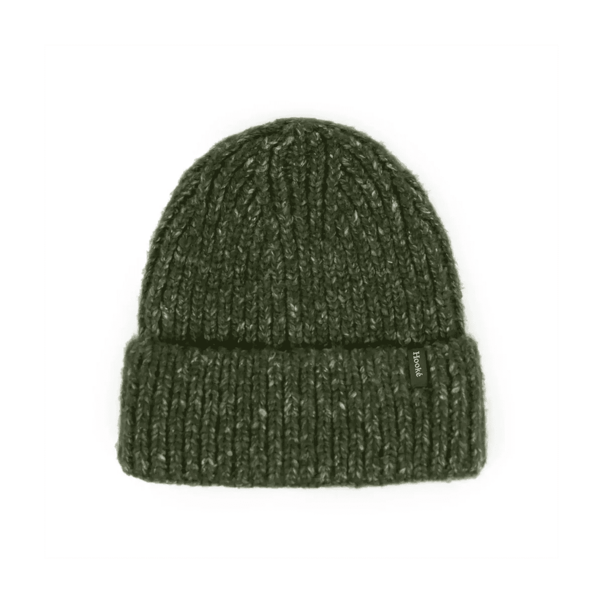 Hook'e Trapper Beanie in Dark Green