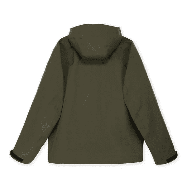 Hook'e Frontier Hardshell Men's Jacket in Dark Olive - Image 9