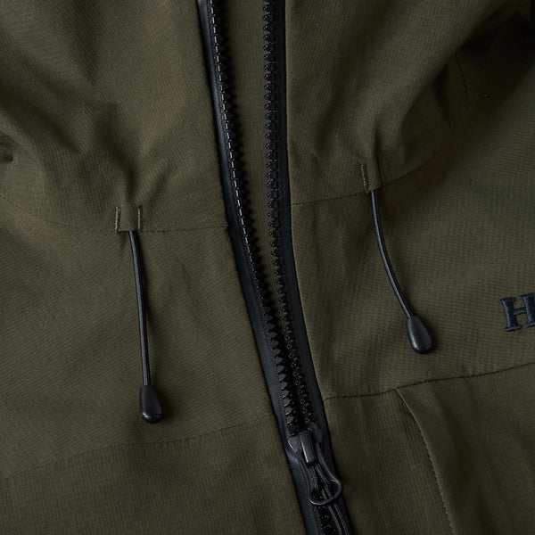 Hook'e Frontier Hardshell Men's Jacket in Dark Olive - Image 8