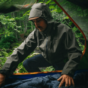 Hook'e Frontier Hardshell Men's Jacket in Dark Olive