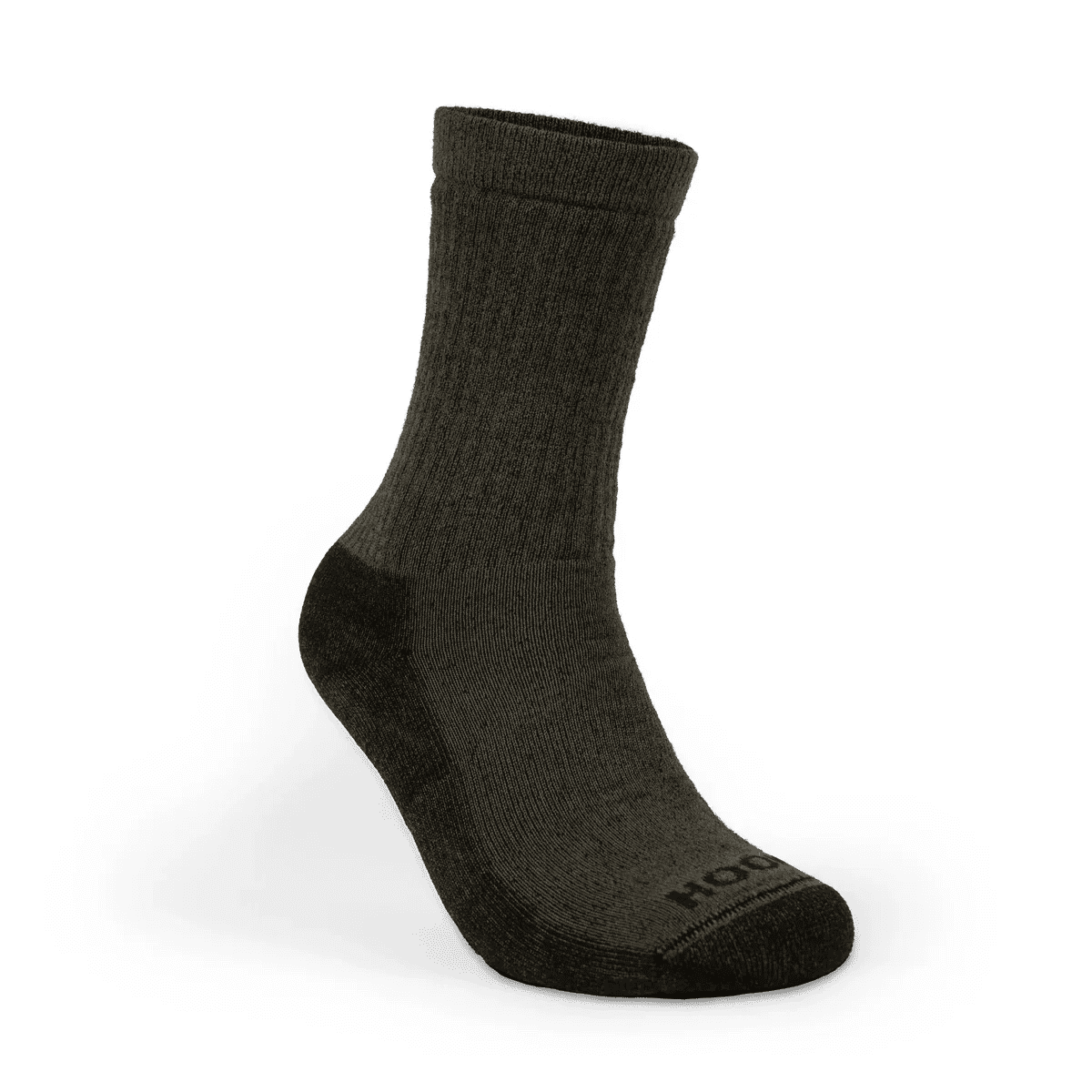 Hook'e Merino Wool Hiking Socks in Burnt Olive and Black