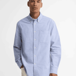 Barbour Oxford Authentic Fit Shirt Blue