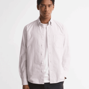 Barbour Striped Authentic Fit Shirt Dark Red