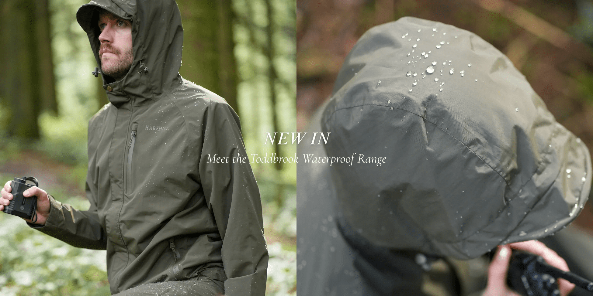 Harehill Toddbrook 10,000HH Waterproof & Breathable Sporting Smock Moss - Image 2