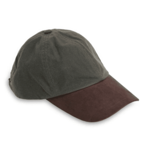 Failsworth Wax Baseball Cap Olive & Alcantara