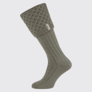 Ridgeline Double Cuff Welly Sock Moss